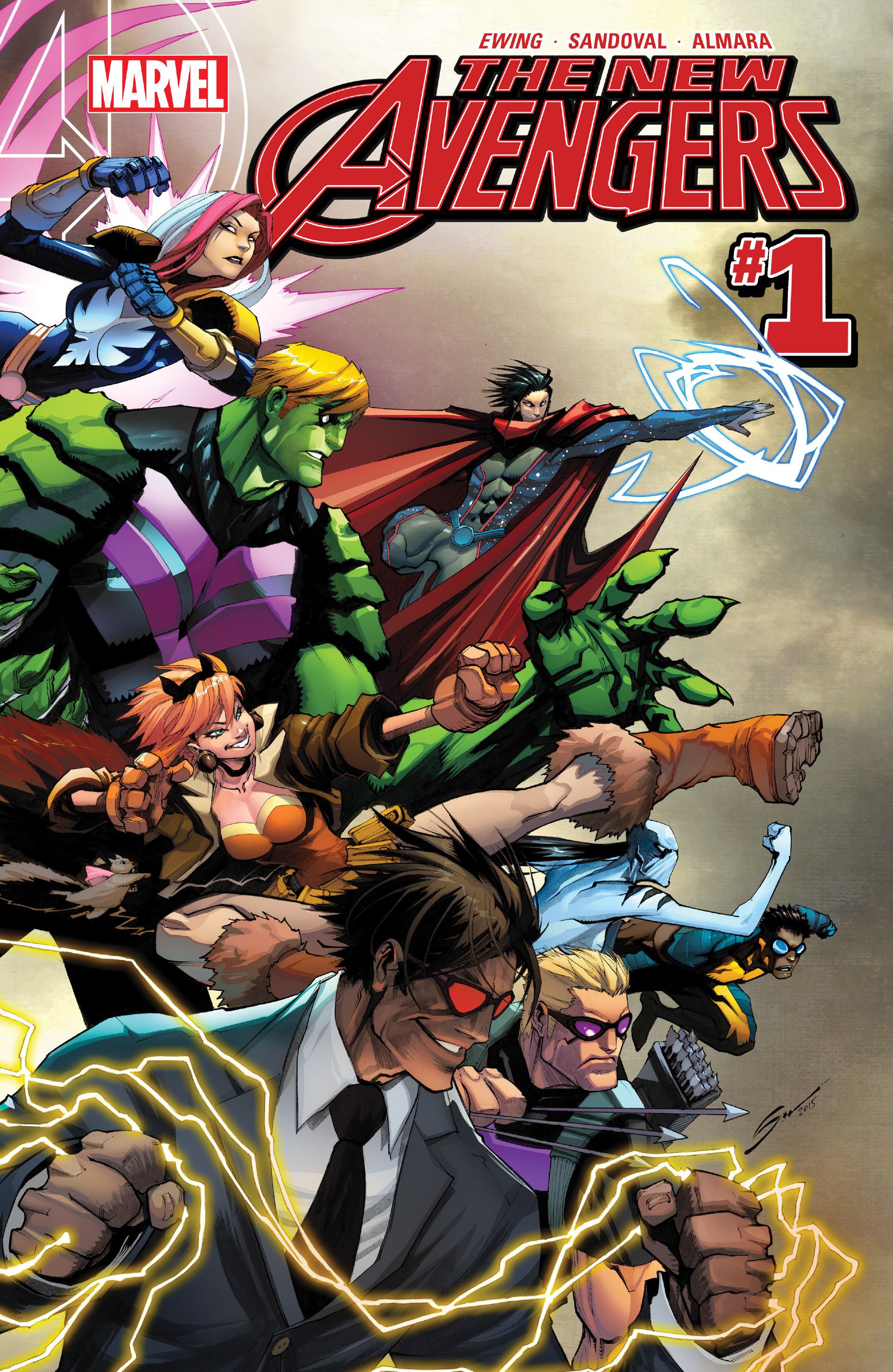 Bìa truyện New Avengers (2015)