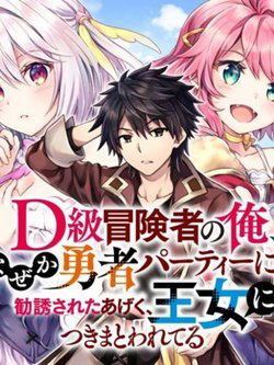 Bìa truyện D-kyuu Boukensha no Ore Naze ka Yuusha Party ni Kanyuu Sareta Ageku Oujo ni Tsukima Towareteru