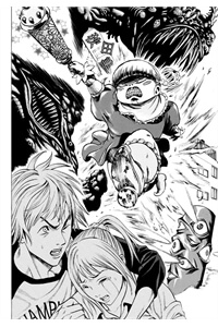 Bìa truyện Mahou Shoujo of the End vs Hakaijuu vs Versus Earth