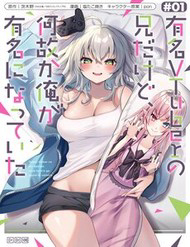 Bìa truyện Yuumei Vtuber No Ani Dakedo, Nazeka Ore Ga Yuumei Ni Natteita
