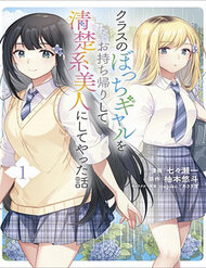 Bìa truyện Class No Bocchi Gal Wo Omochikaeri Shite Seisokei Bijin Ni Shite Yatta Hanashi